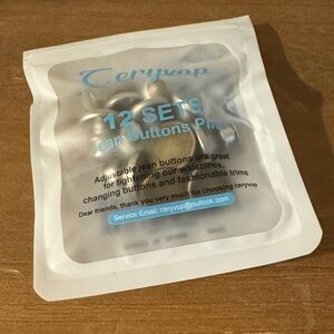 Adjustable Jean Buttons - 12 pack